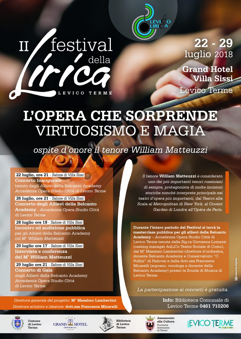 II° FESTIVAL DELLA LIRICA DI LEVICO TERME